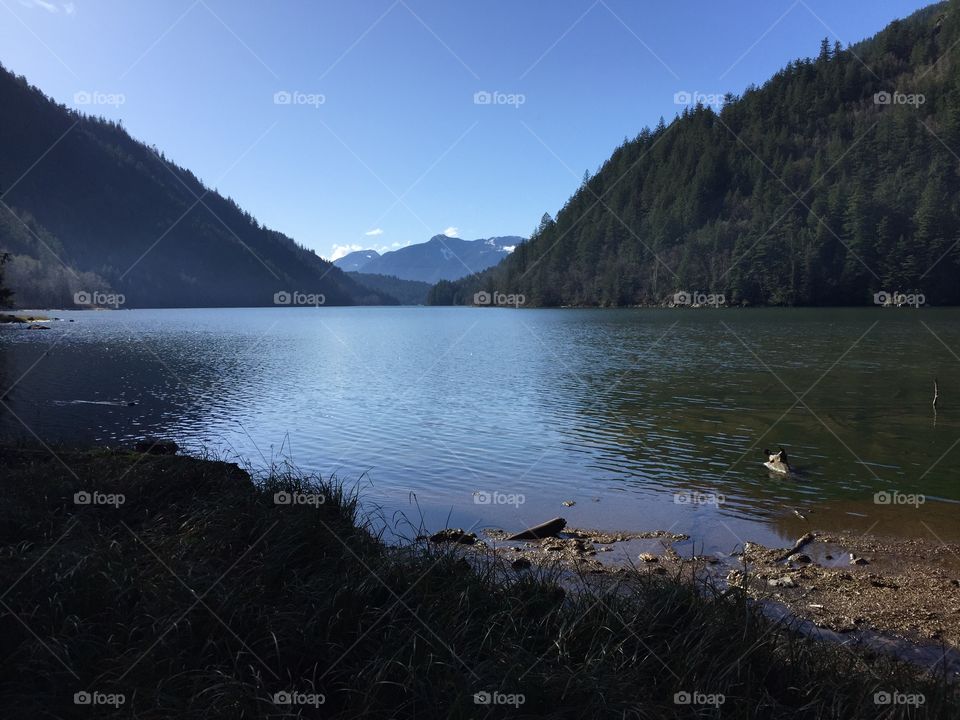 Lake and Mountain 