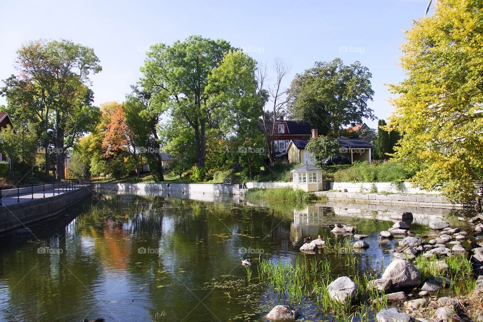 Autumn in Norrtälje, Sweden