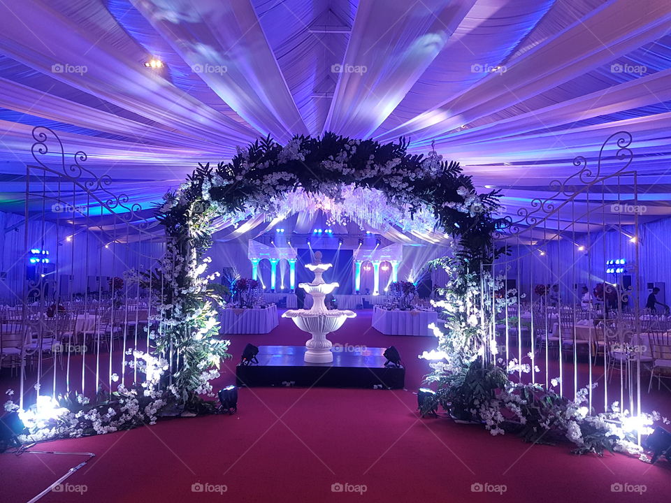 wedding reception venue.
