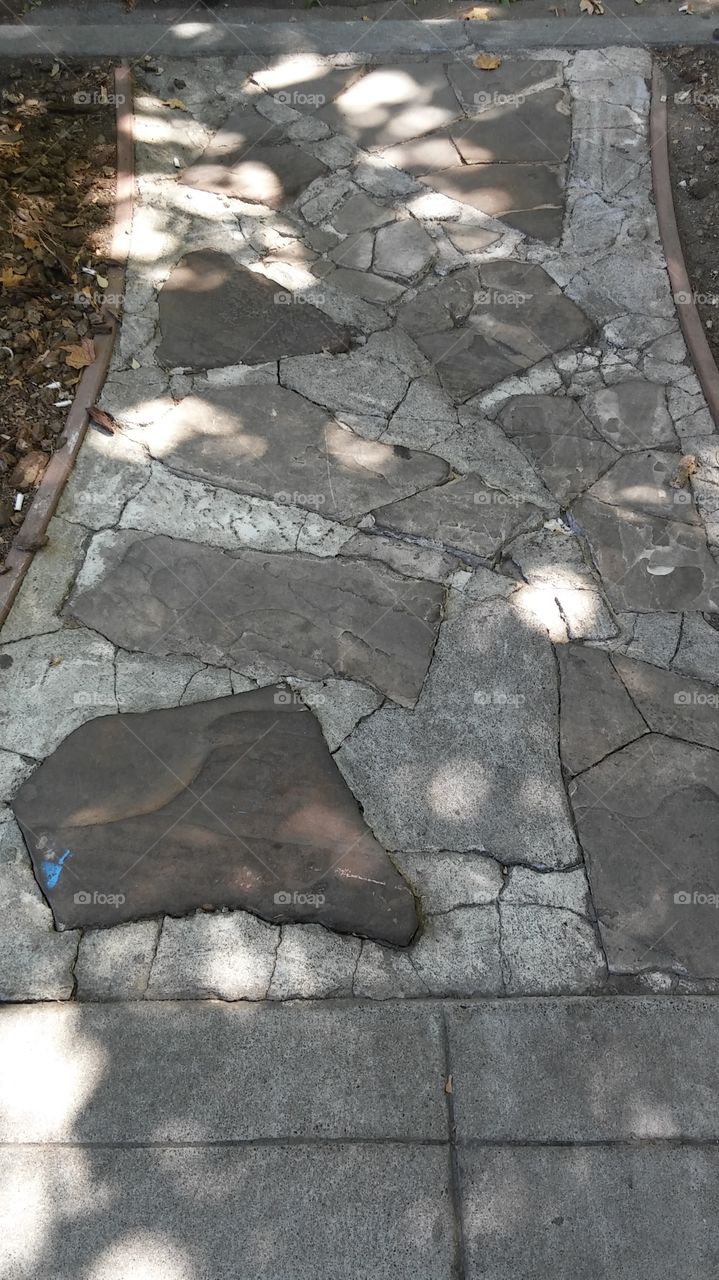 Stone pathway