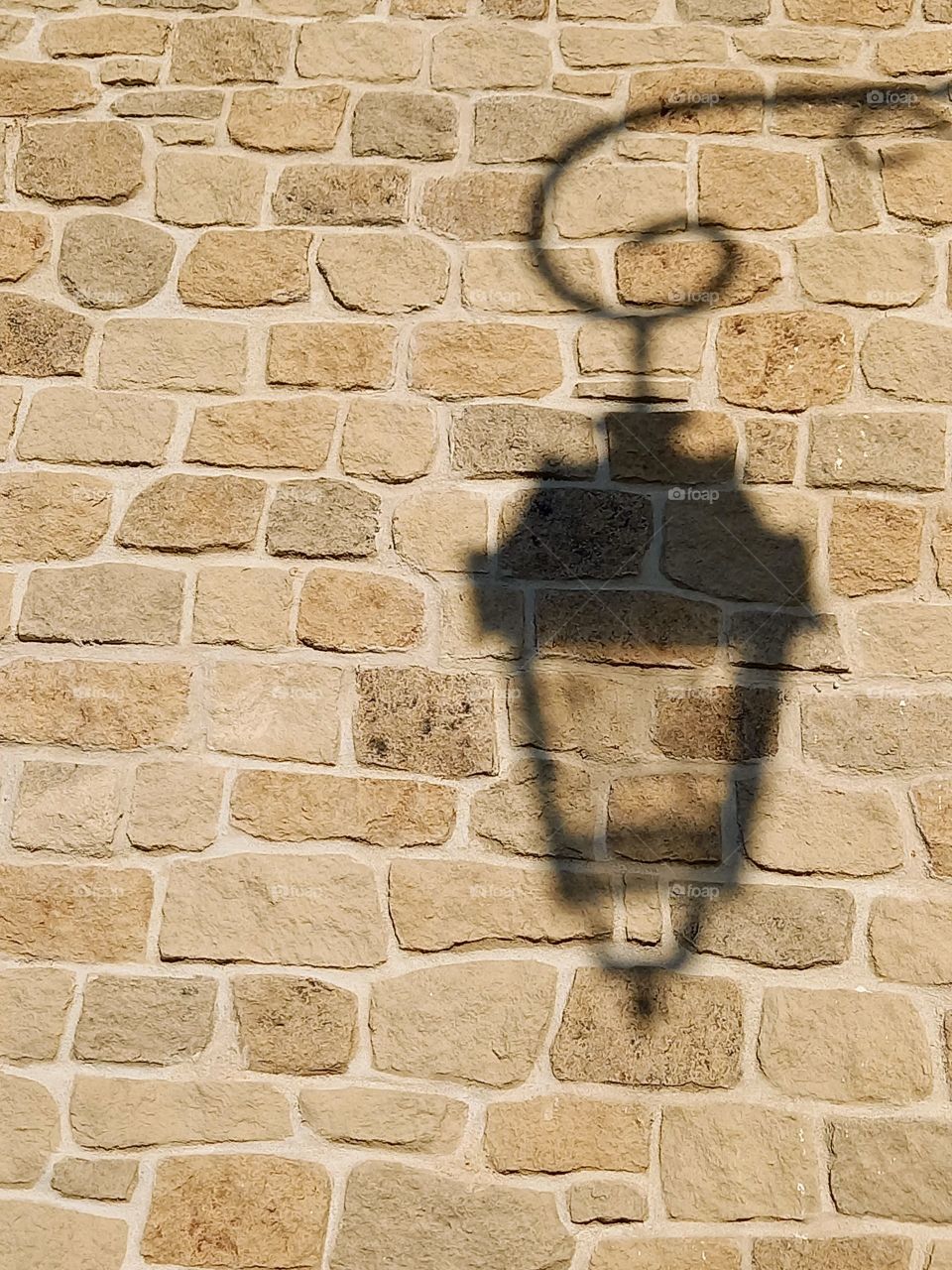 old lamp shadow