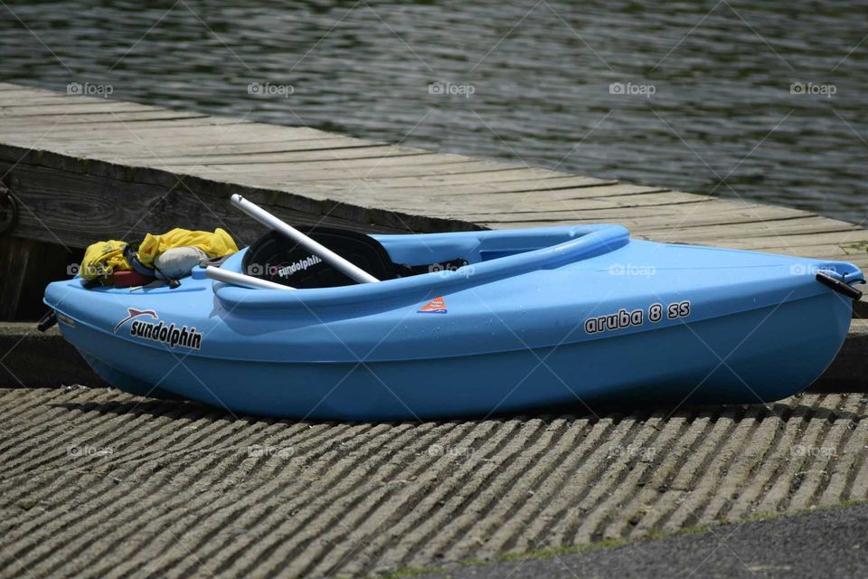 Blue Kayak