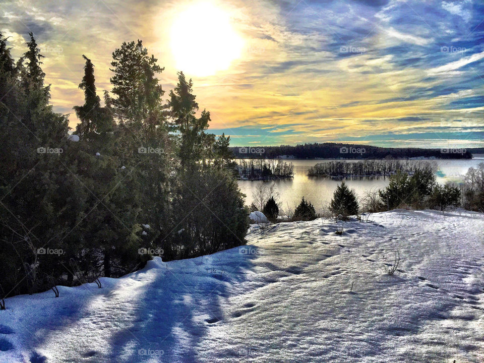 Sunset on the lake! 