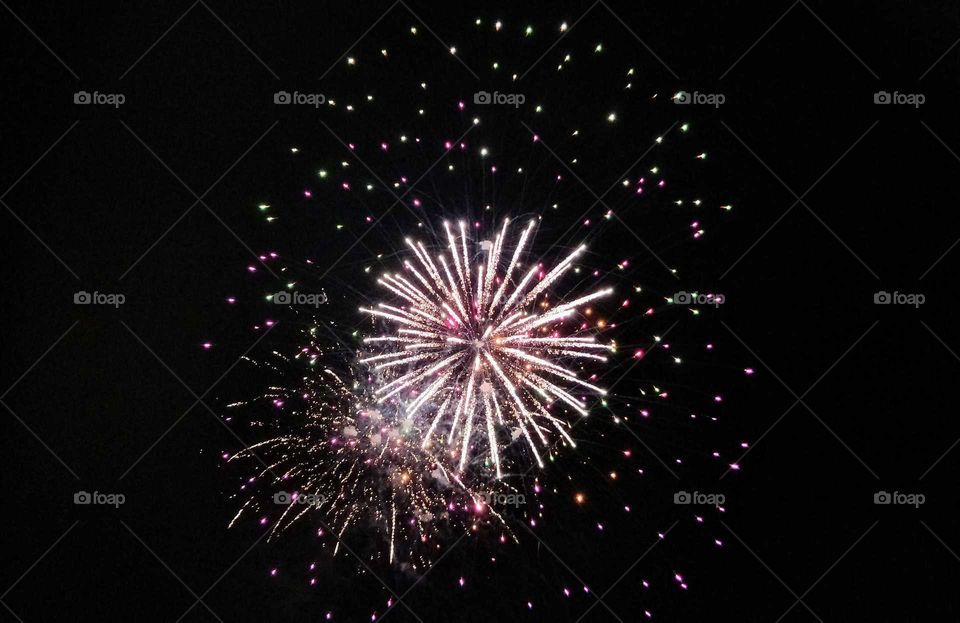 New Year's fireworks