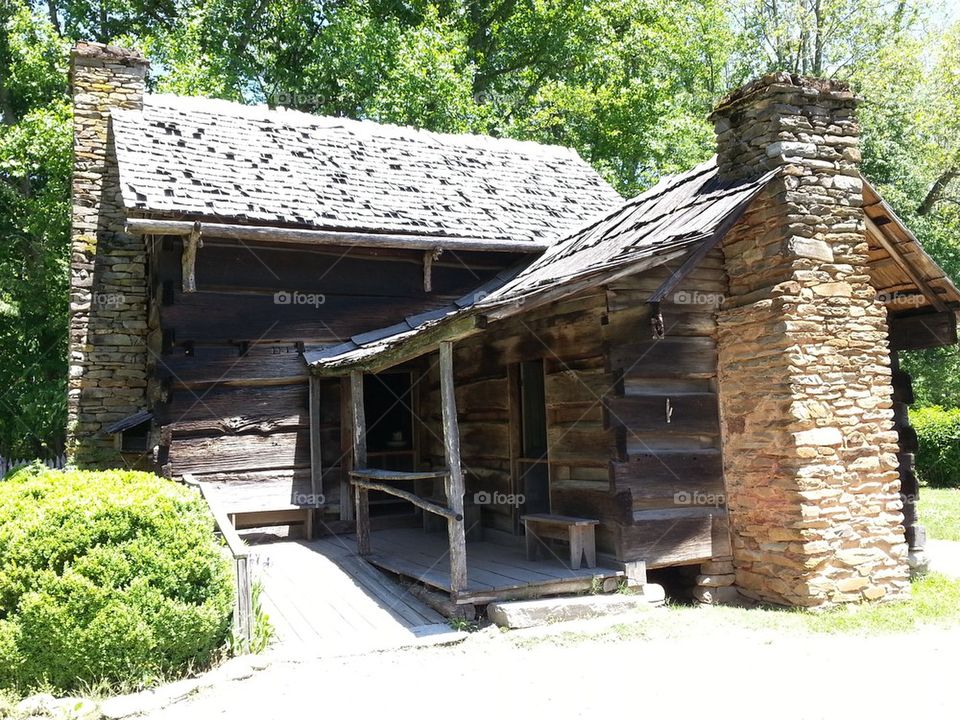 Mountain Farm Exhibit - Great Smoky Mountains National Park - Cherokee, North Carolina