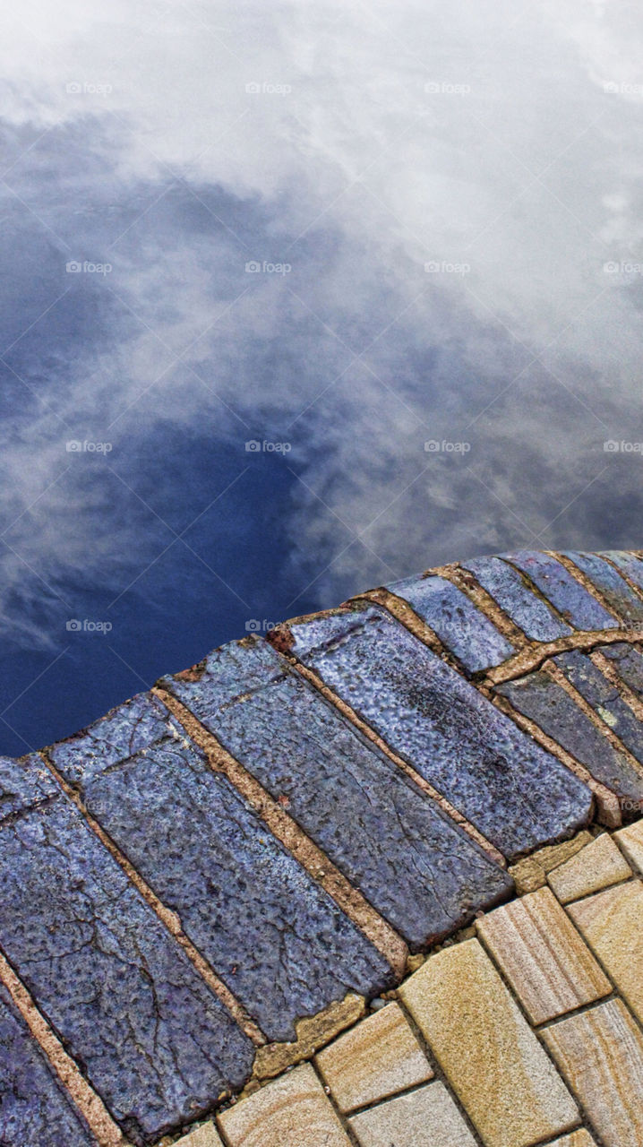 sky blue summer clouds by chris7ben