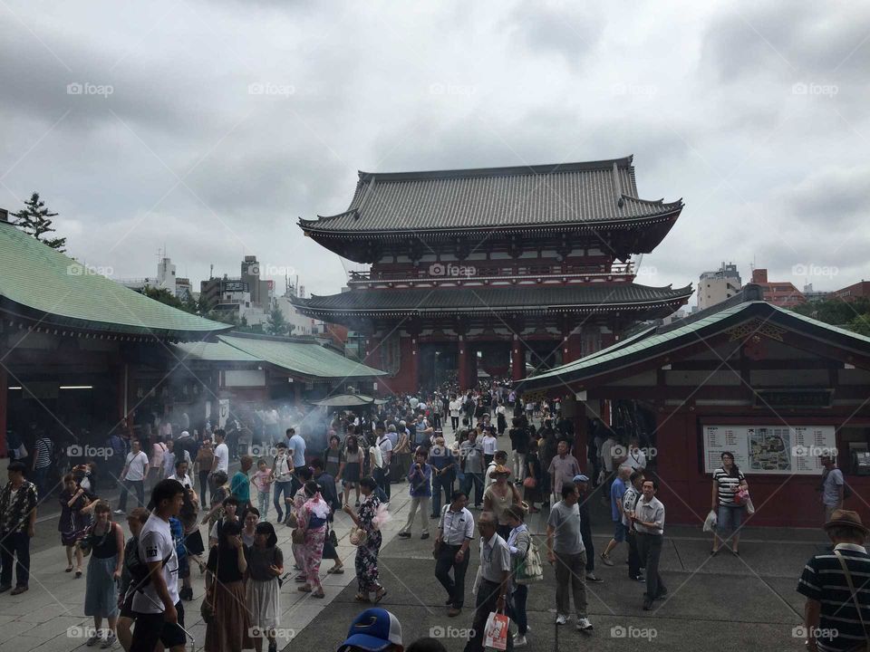 A shrine in tokyo, japan
