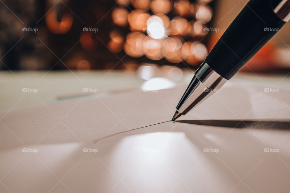 A pen that deliberately writes feelings on paper.