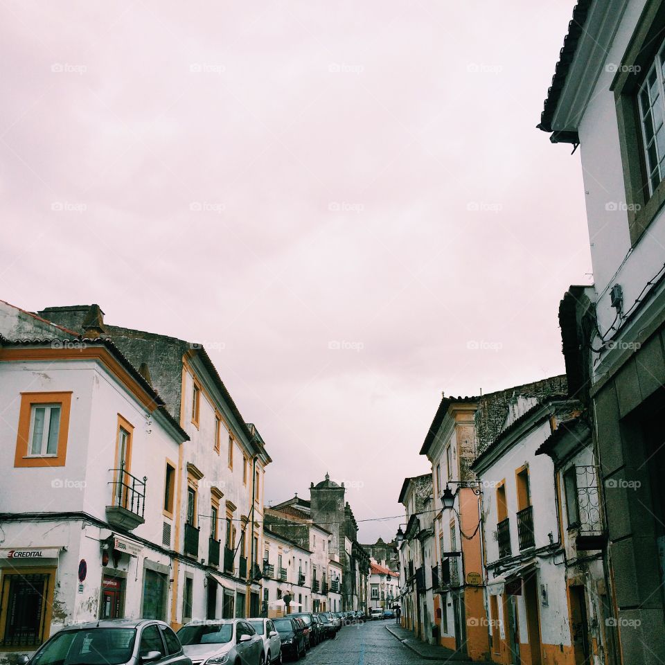 Évora, Portugal . So cold on a summer day. 