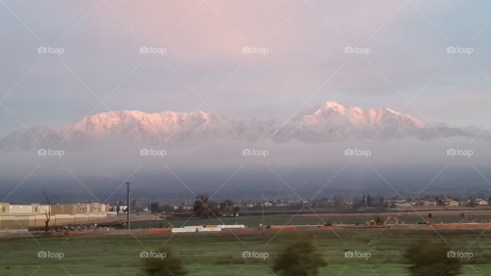 California mountains.