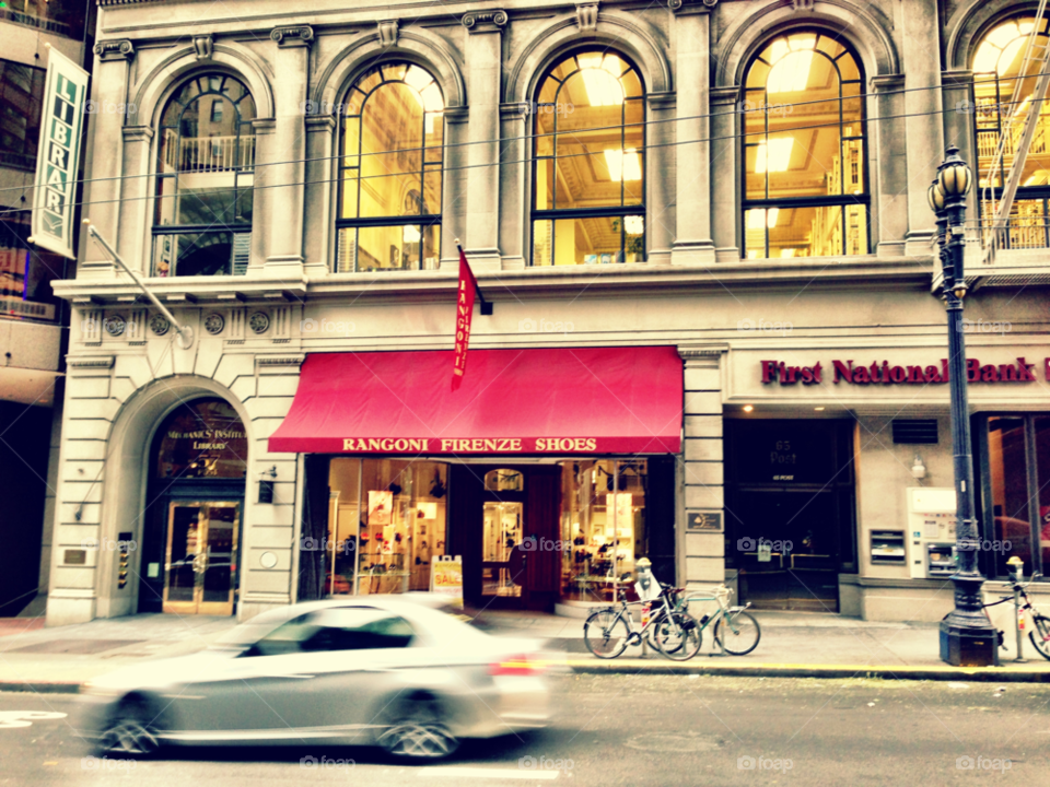 street yellow car motion by gene916