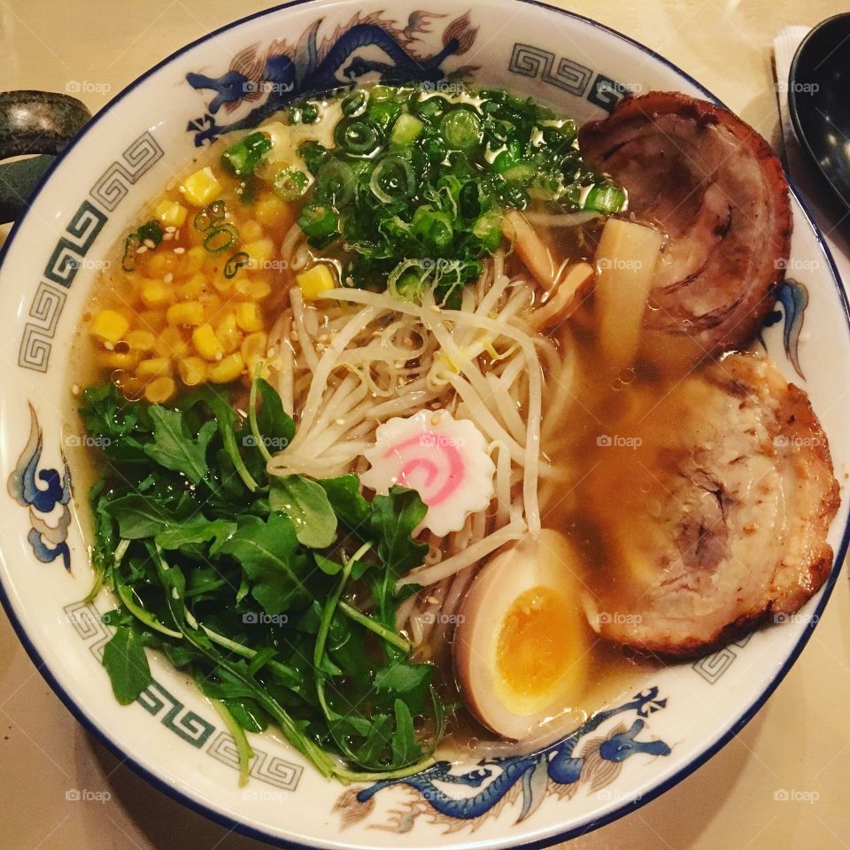 Pork ramen in NYC