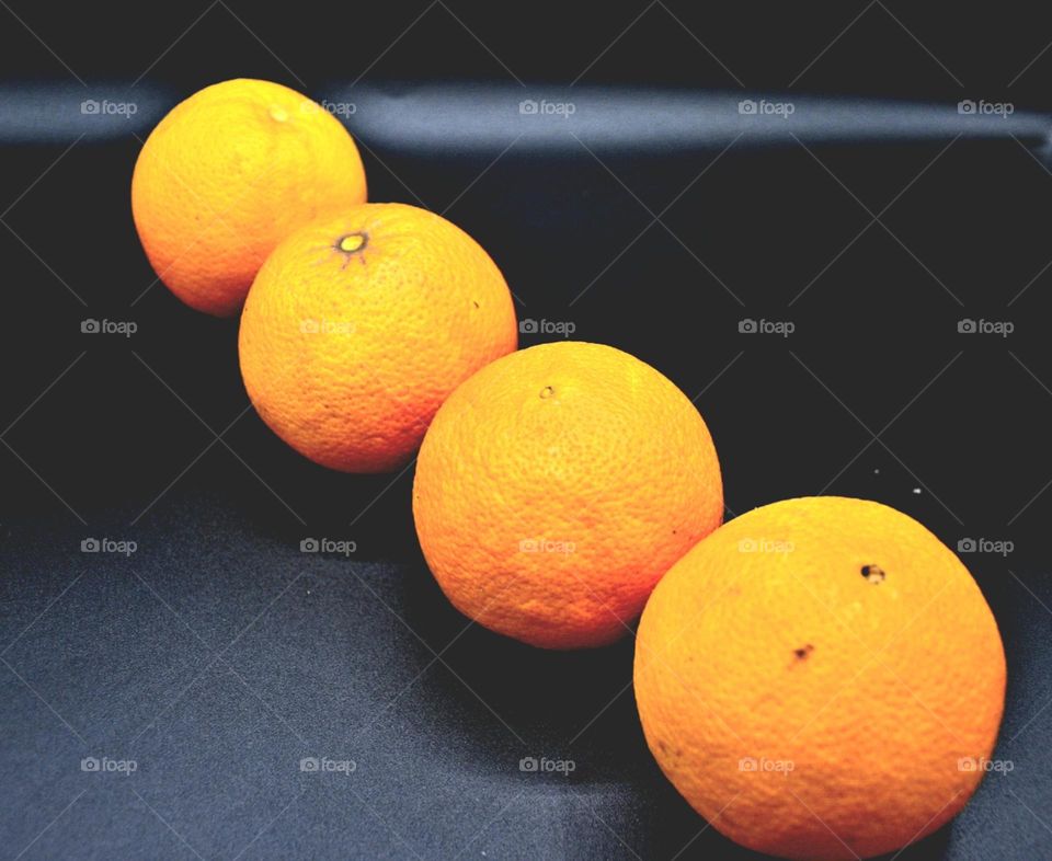 Four oranges