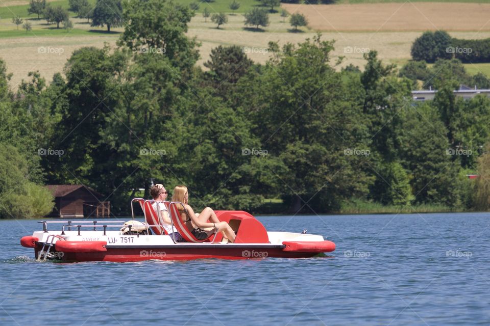 Girls On Pedalo