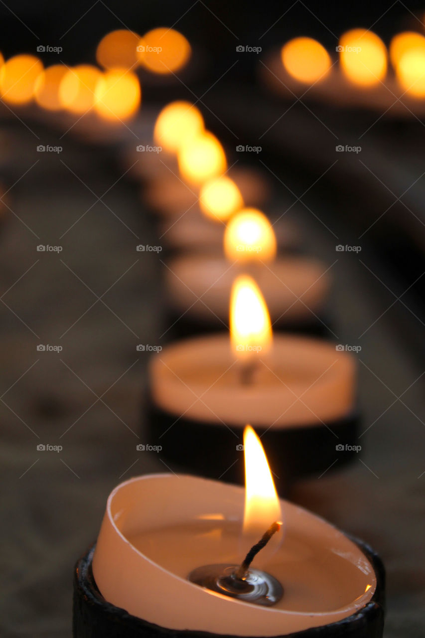 light candles france cathedral by millabenedetti