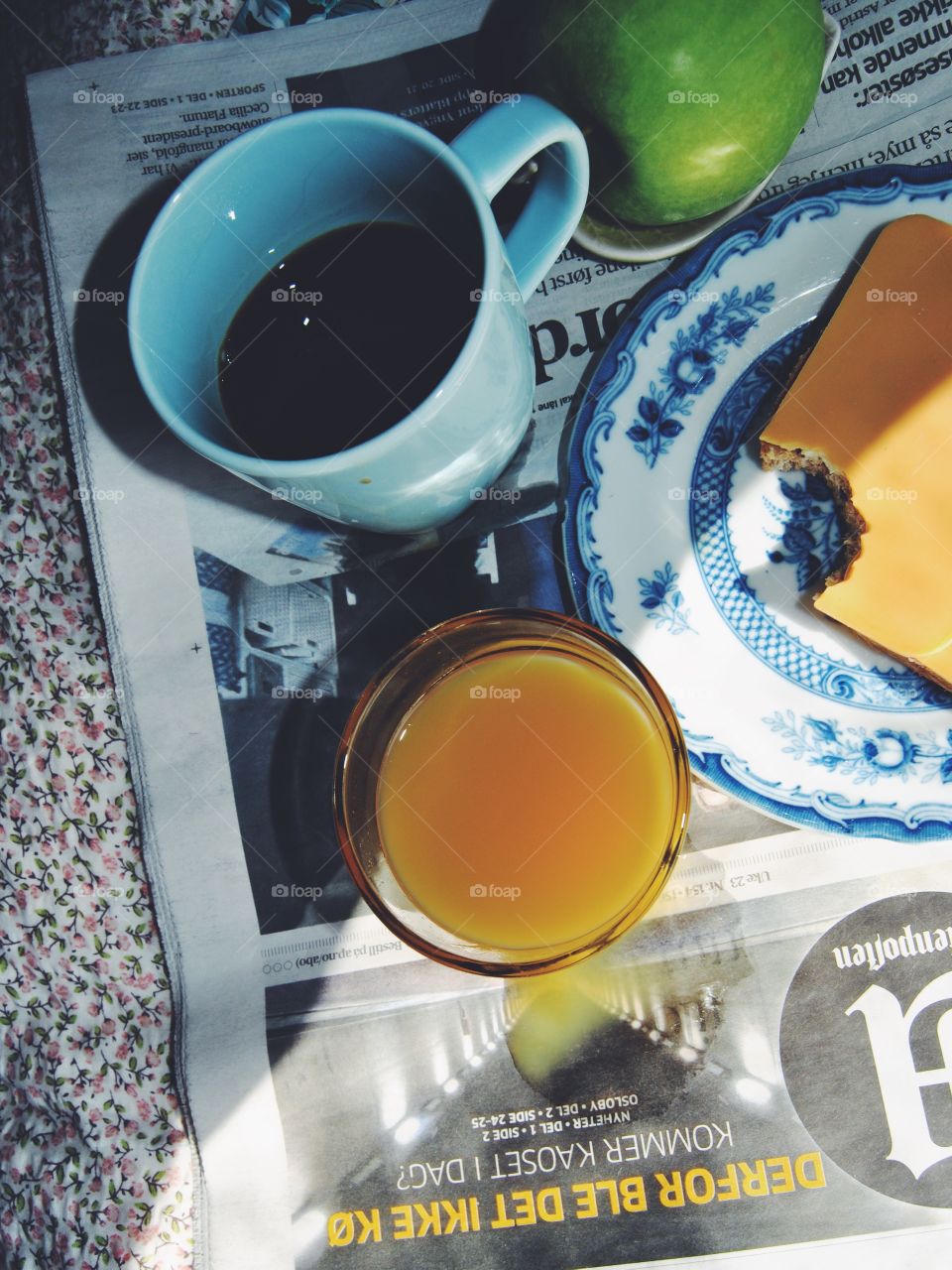 Breakfast in bed