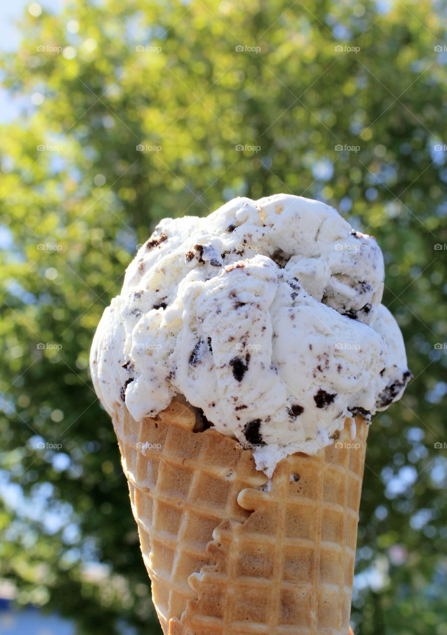 Cookies and cream ice cream