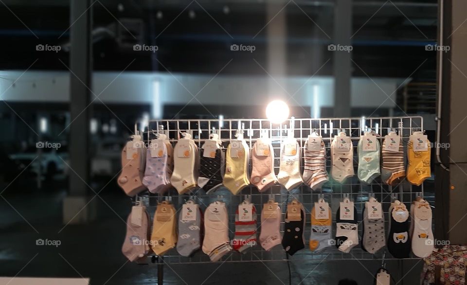 Beautiful light bulb & Cute socks