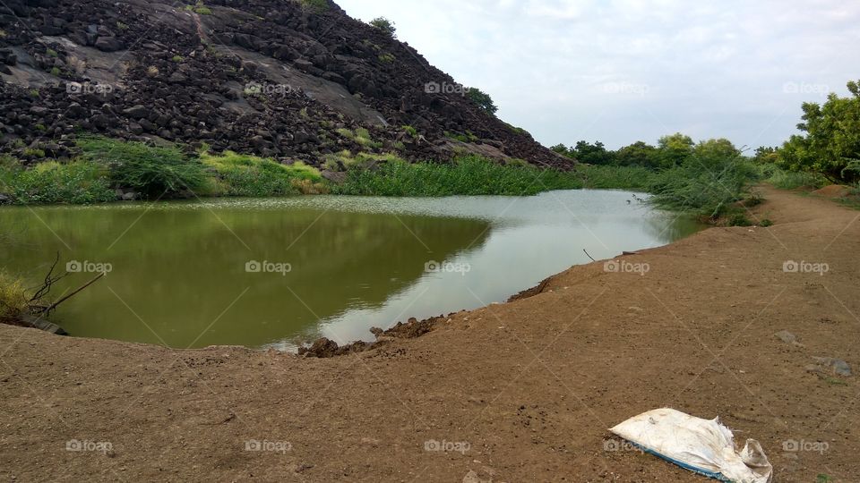 reflection of hill shade in water it's lovely