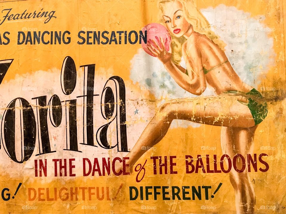 Vintage girly show poster Lolita