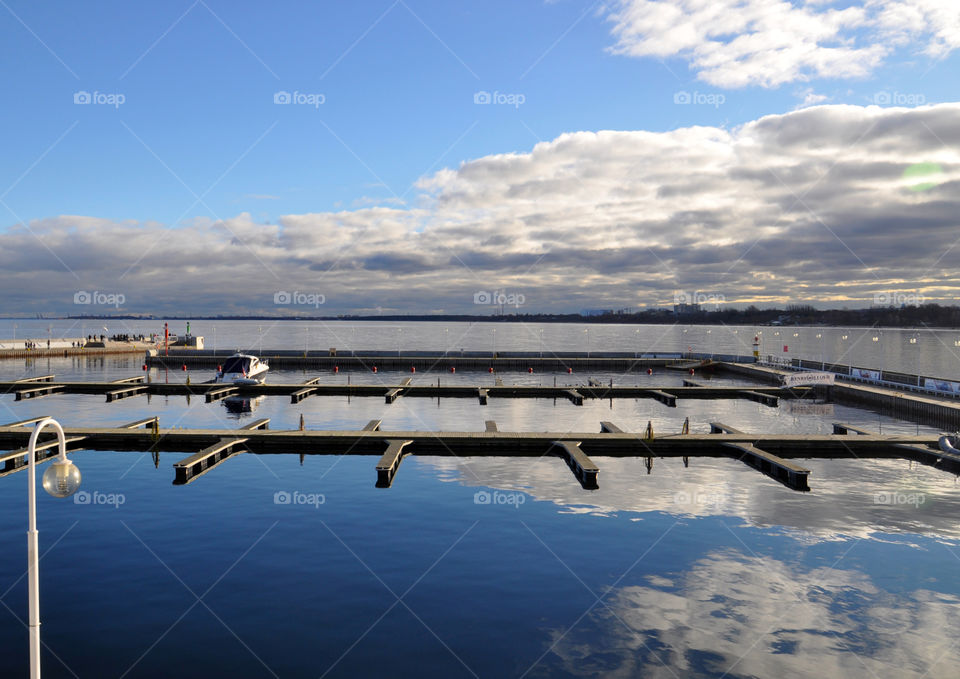 Reflections in the Baltic Sea 