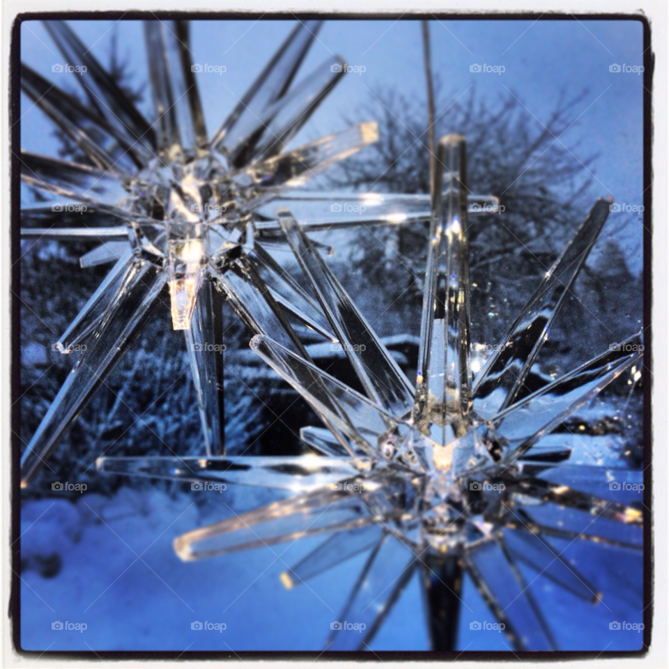 snow light christmas stars by lollohenrik