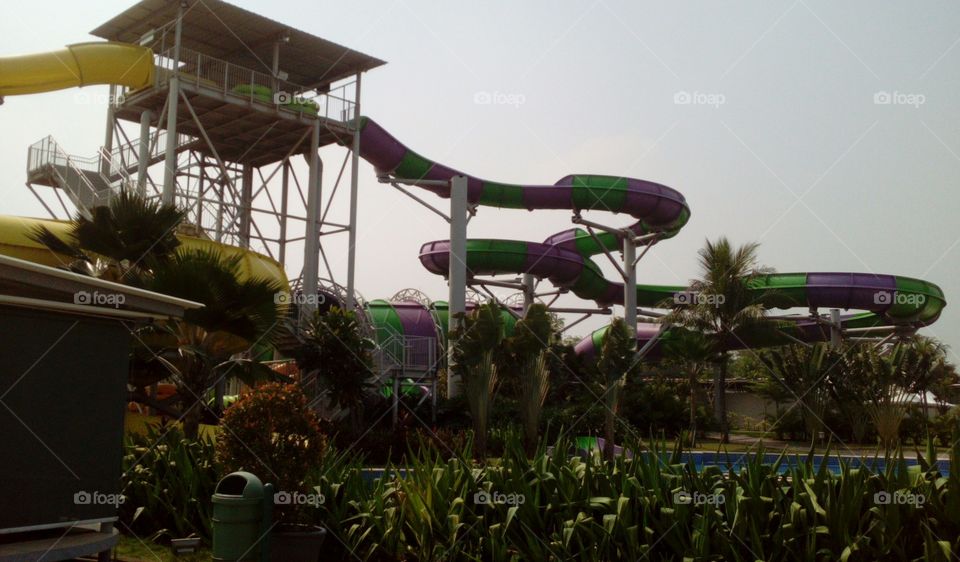 Slide at waterp