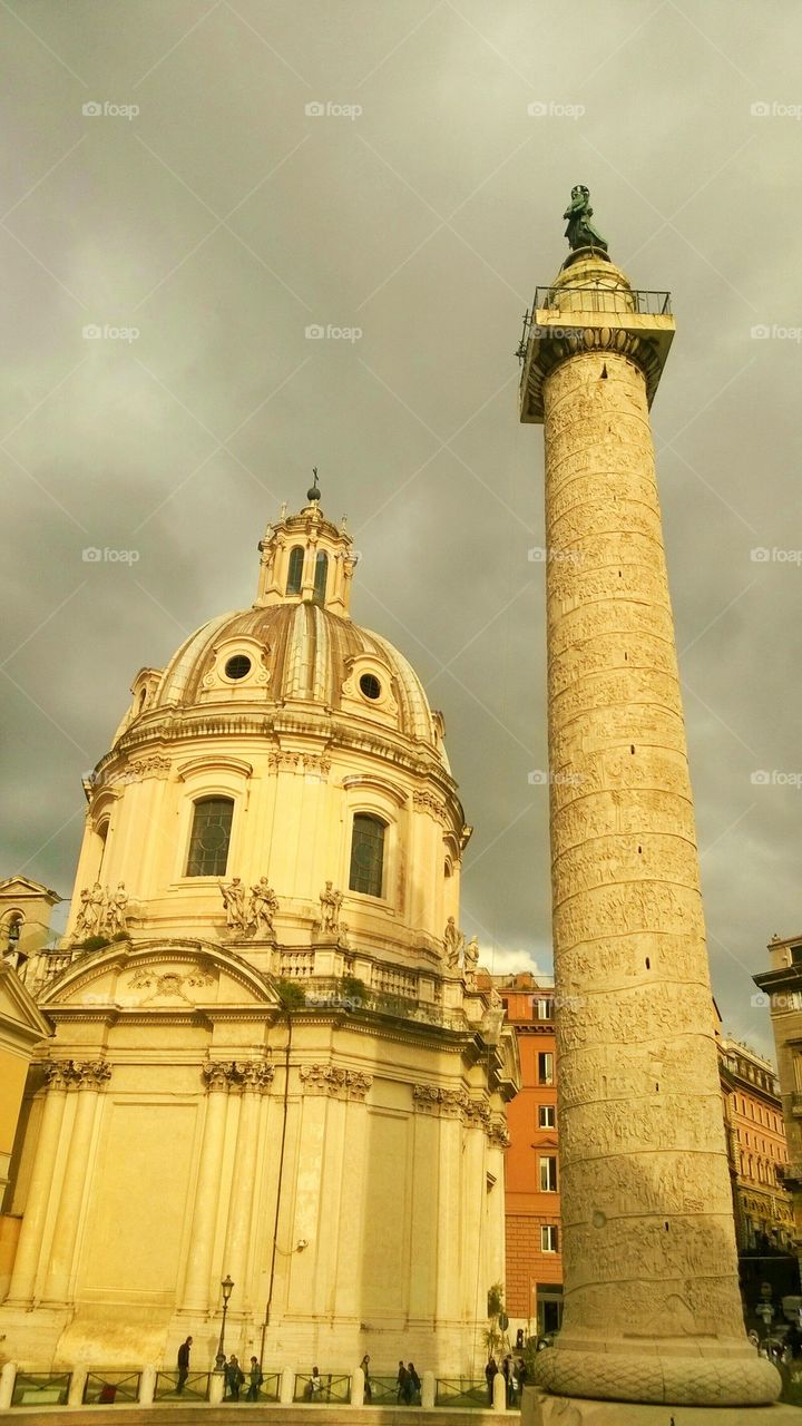 column, Trajan, Rome, center, circus, auditors, dacian, 