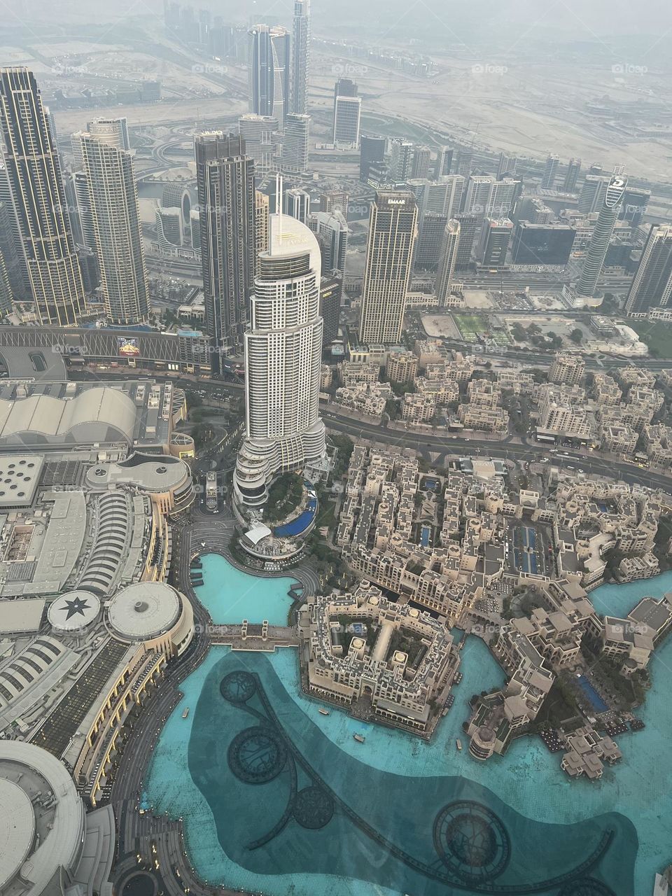 Dubai mall from the burj khalifa