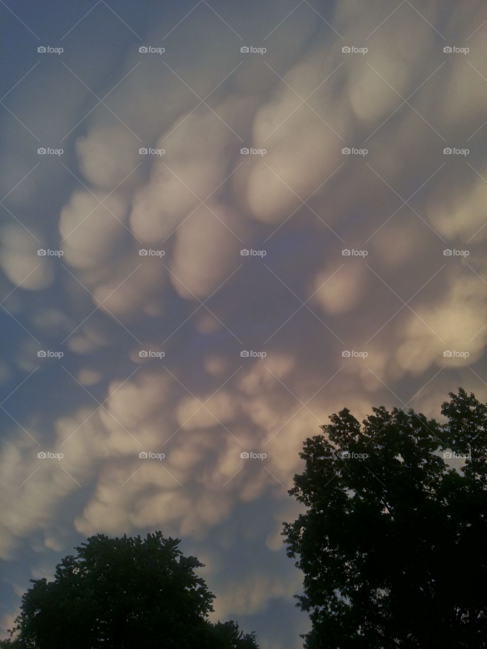 Clouds after storm