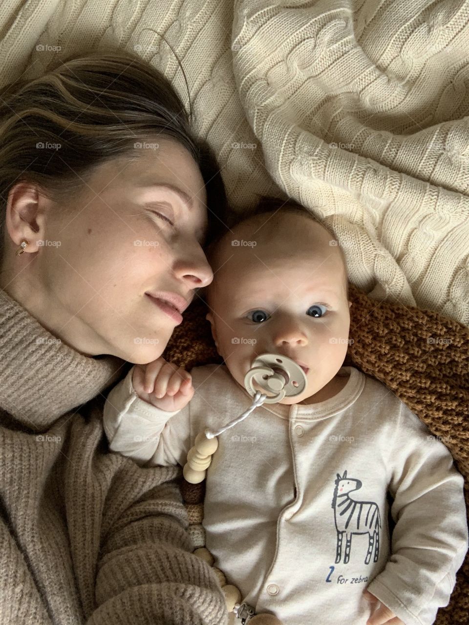 Mother and baby living in harmony 