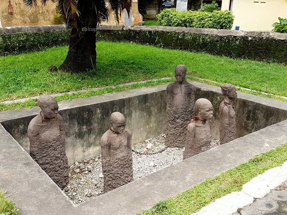 The slave market - Zanzibar