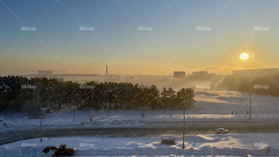 Sunny day, -35❄️