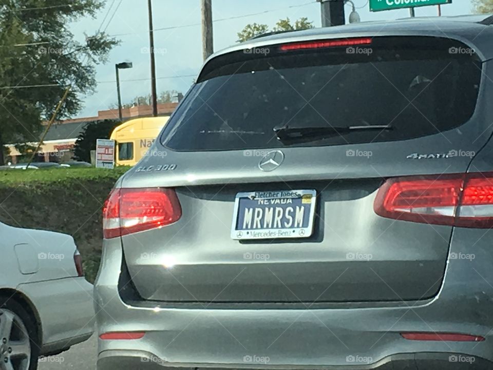 Unique license plate collection Nevada MRMRSM