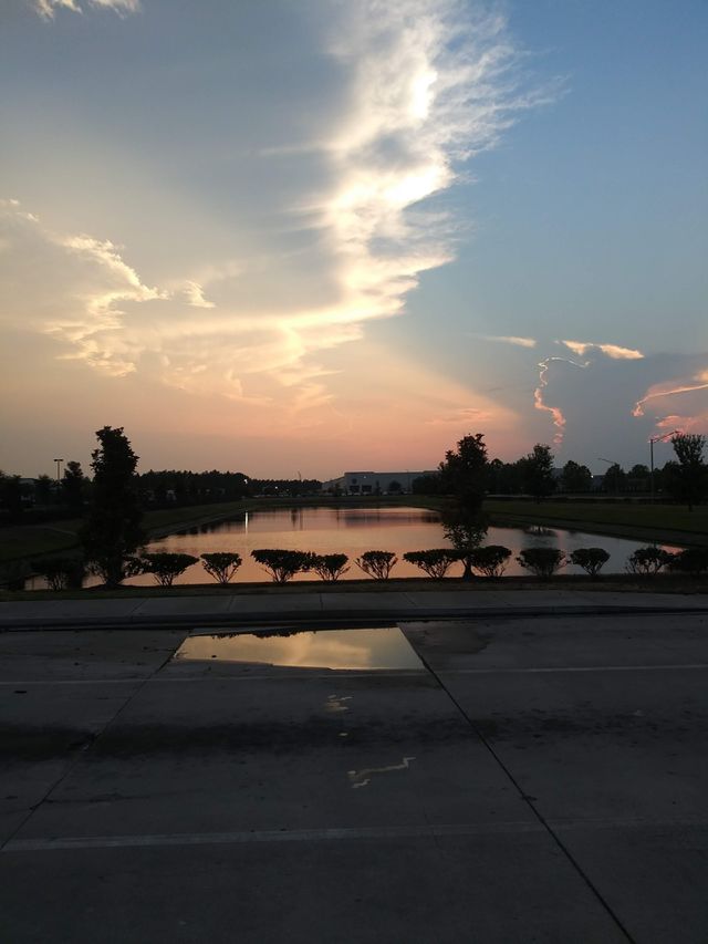 Sunsets at work 