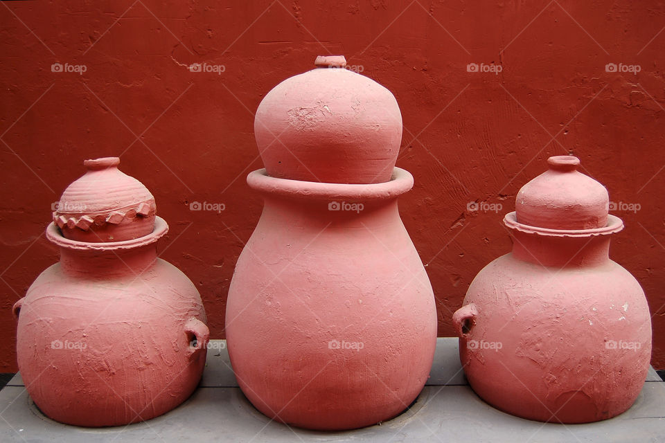 Clay pots