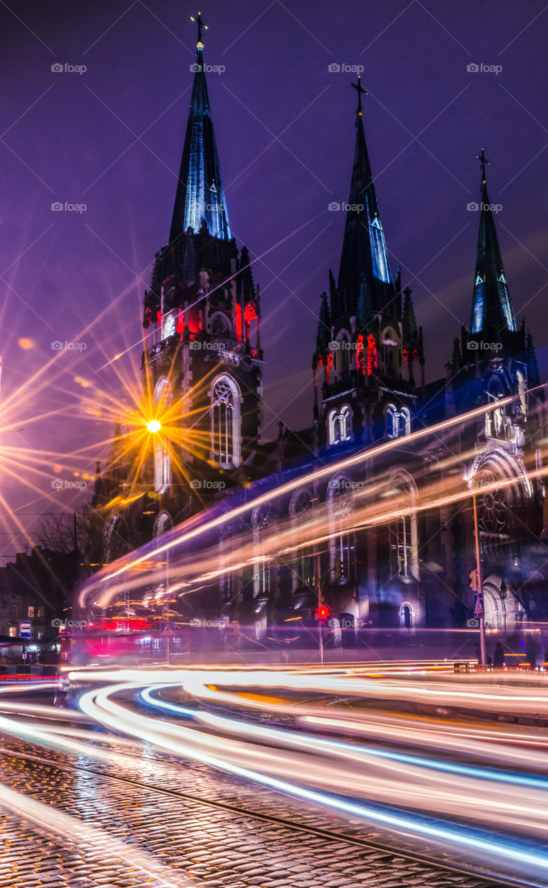 St. Olga and Elizabeth cathedral in Lviv city