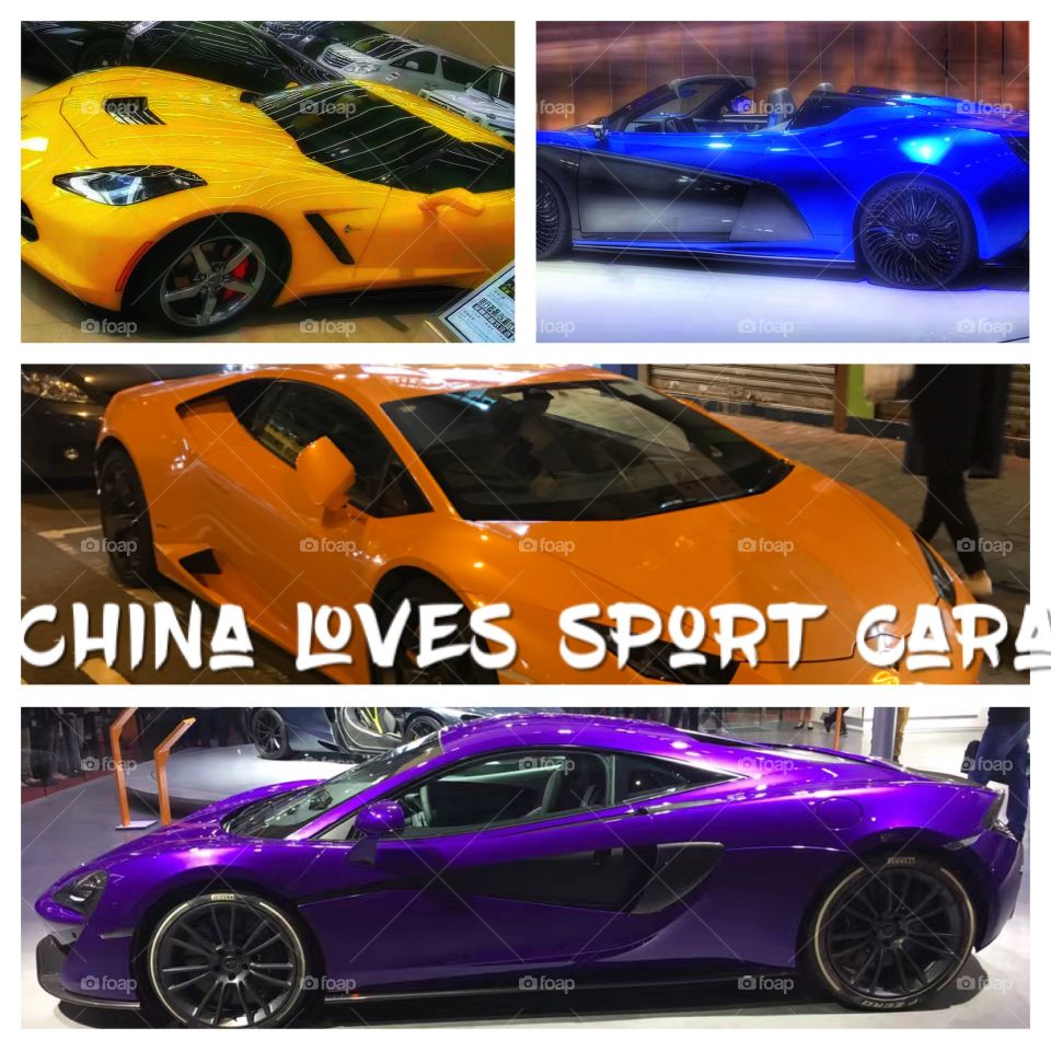 China loves sport cars! 中国非常喜欢赛车