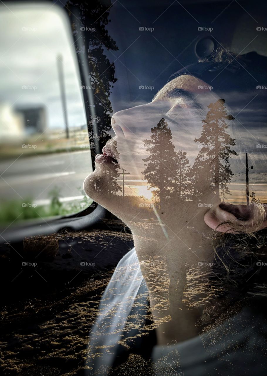 double exposure life is beautiful