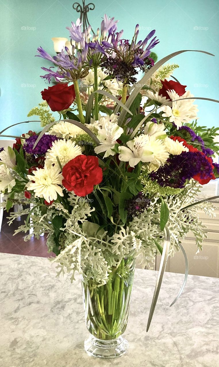 Flowers for July Fourth 