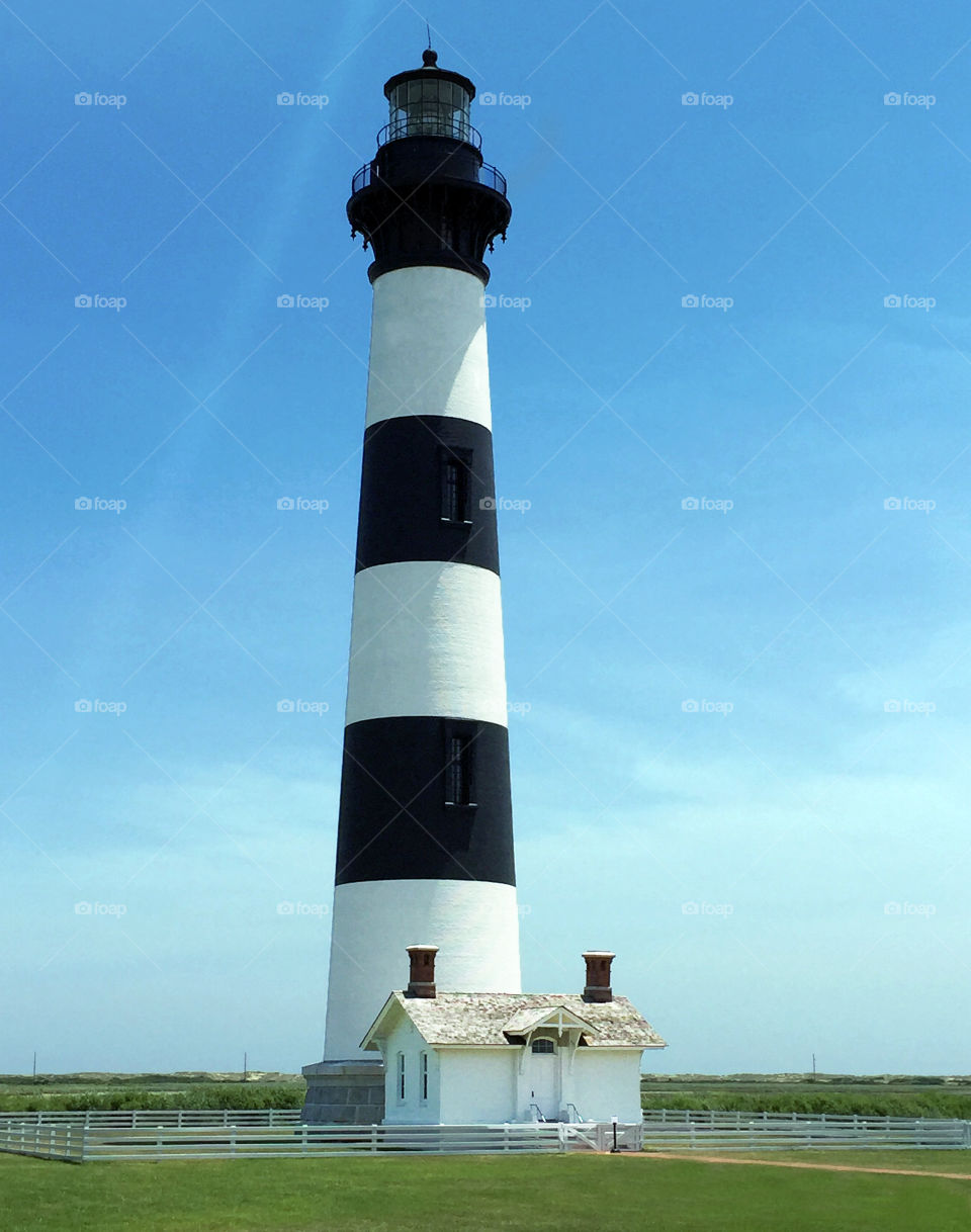 Low angle view of lighthouse