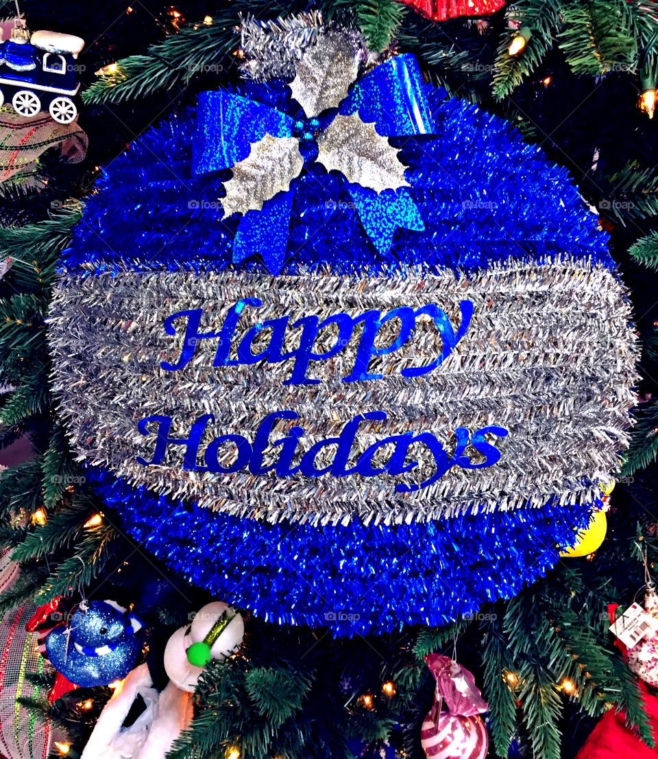 HAPPY HOLIDAYS  - The holidays are a time for family and friends. A time to enjoy all the lights and decorations throughout the city. 