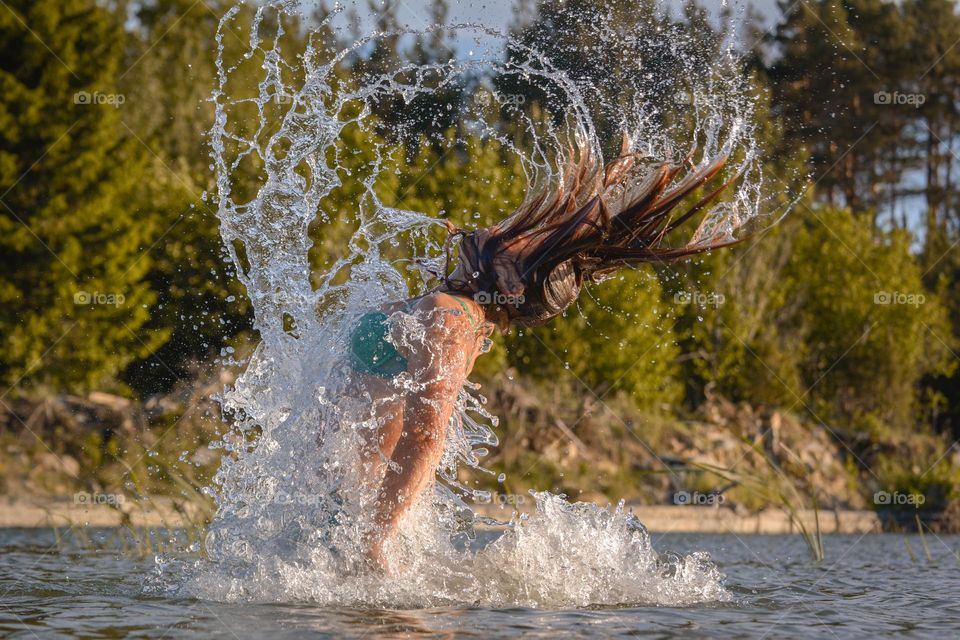 "Water was a paid actor"