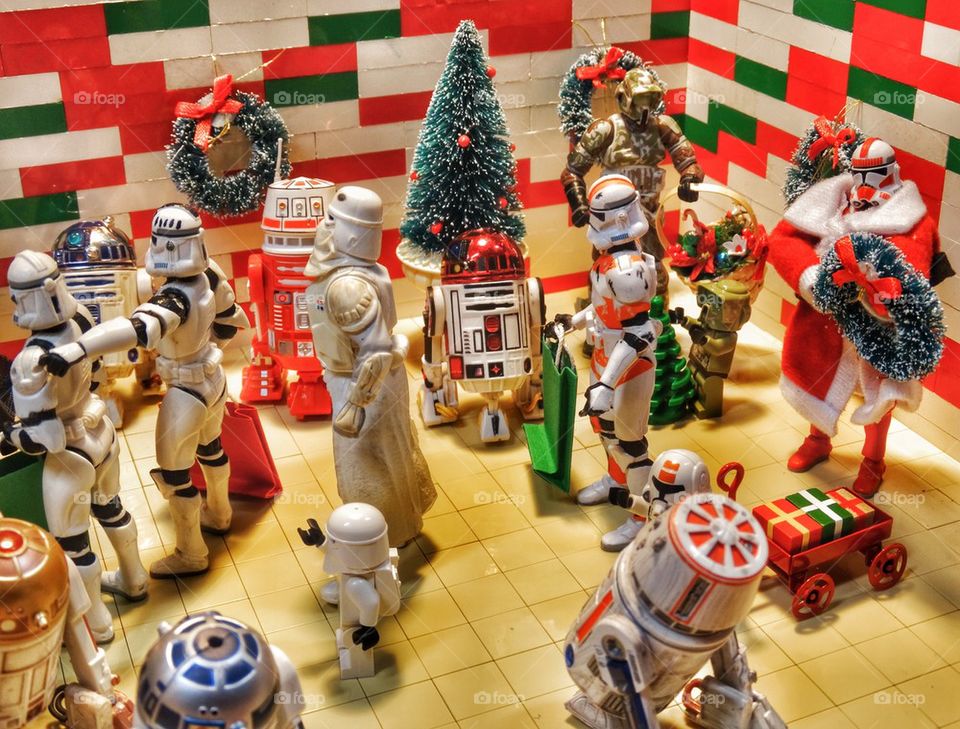 Star Wars Christmas Diorama. Star Wars Christmas Cheer