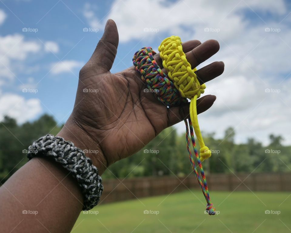 Paracord wrist strap