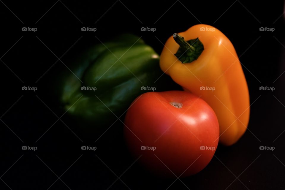 Fresh Vegetables, Still Life Photography, Natural Light Photograph, Closeup Macro Photography 