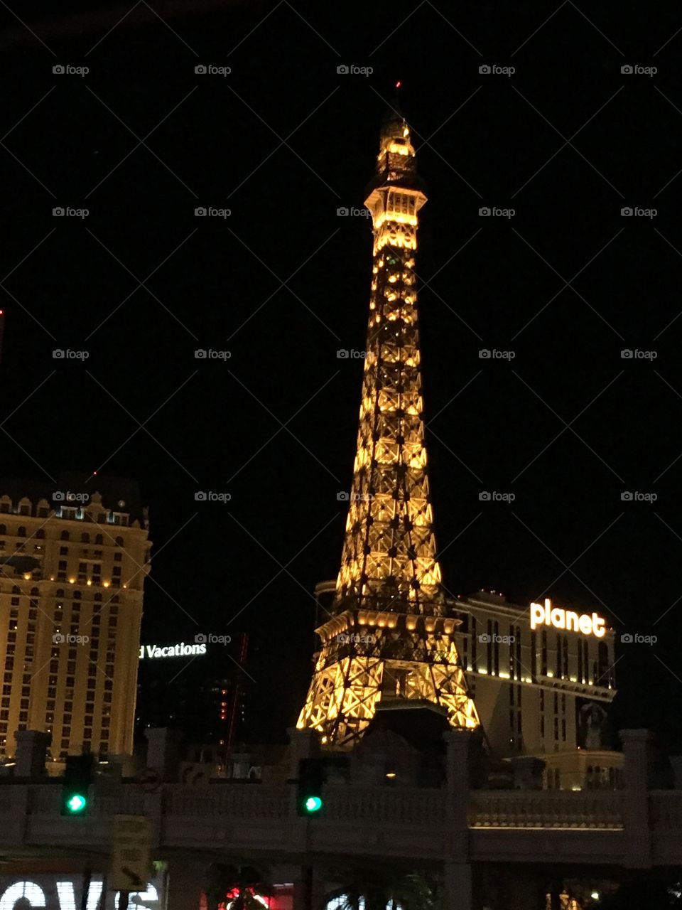 Night lights of Las Vegas 