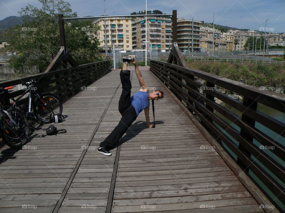 Yoga all'aria aperta