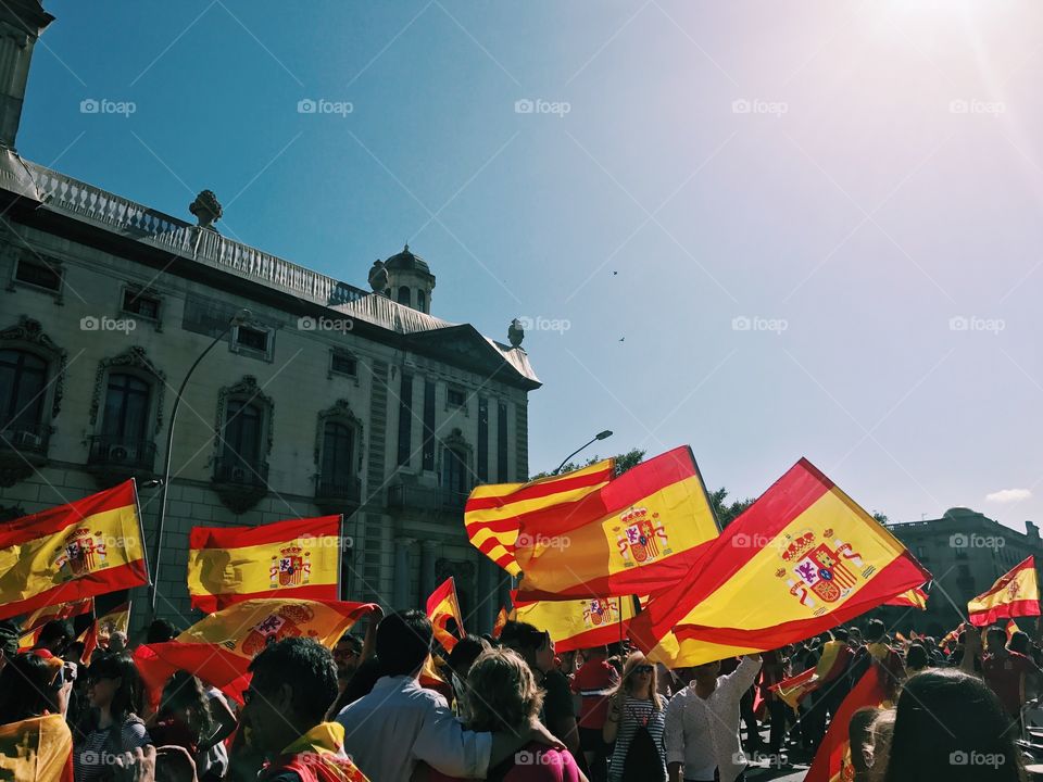 Catalunya and Spain protests