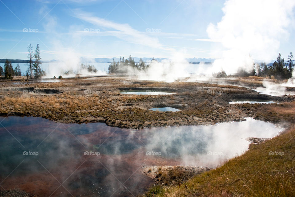 West thumb geyser basin, Wyoming